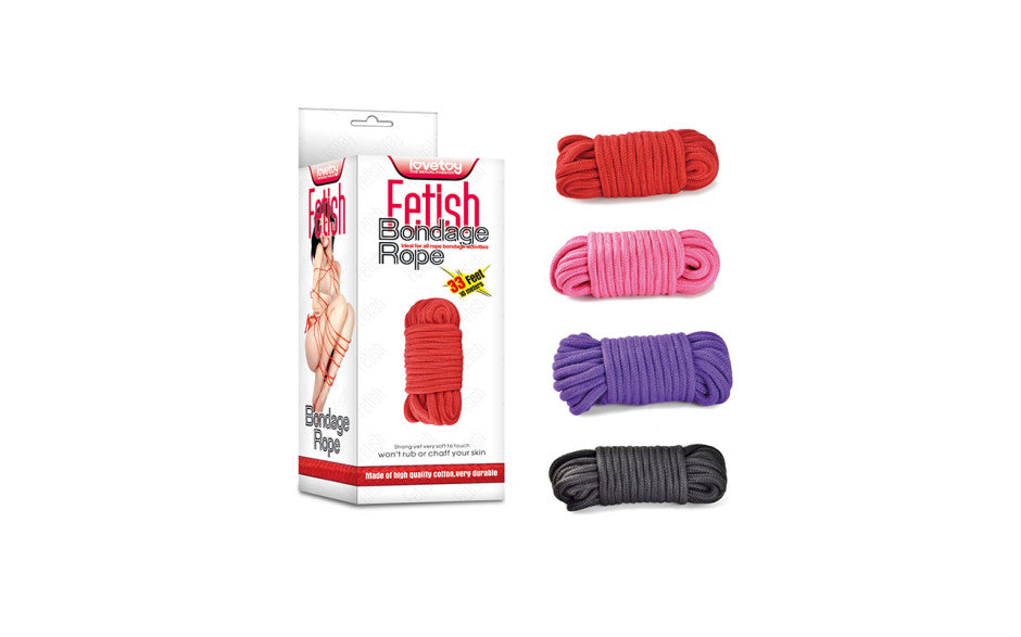 Fetish Bondage Rope 10m Red