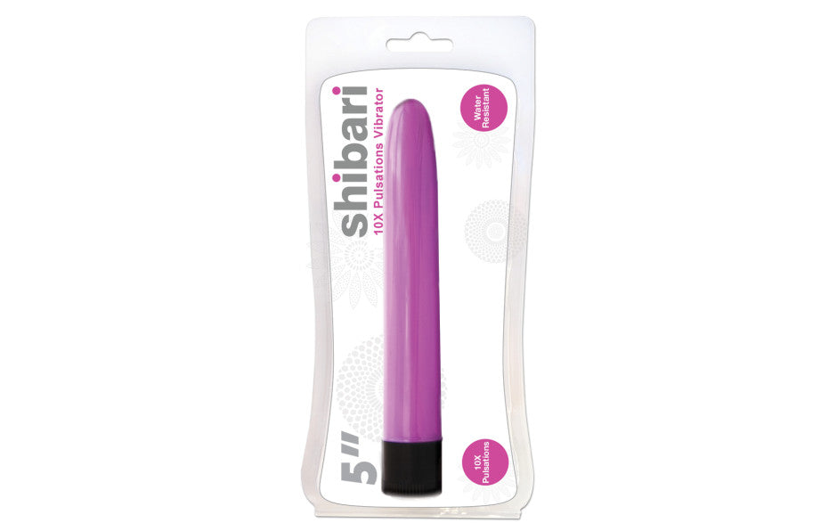 Shibari 10X Pulsations Vibrator 5in Pink