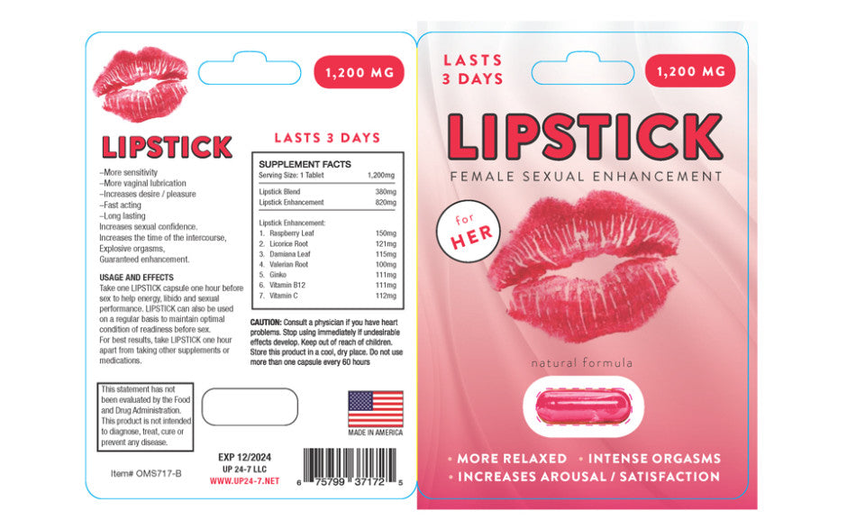 Lipstick Female Libido 30 Pc Display