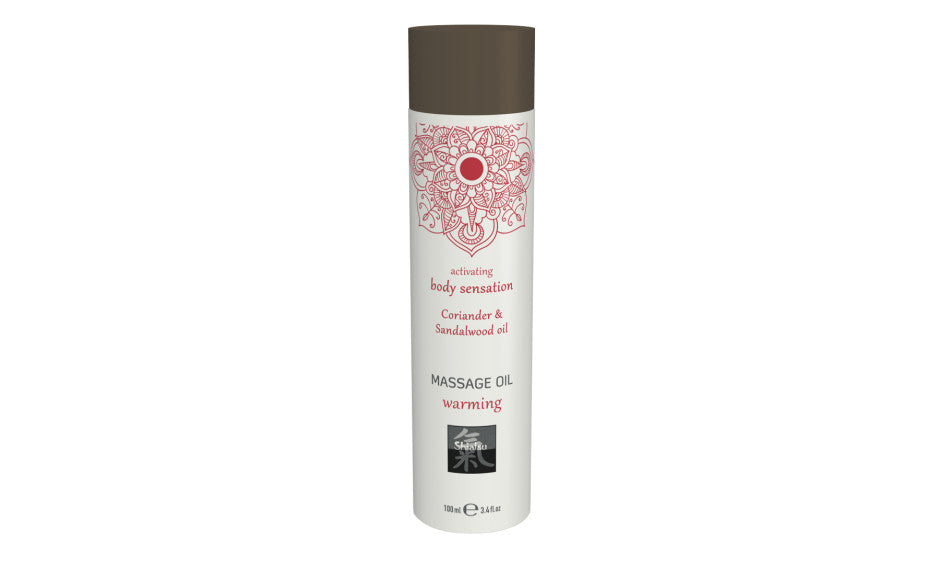 Shiatsu Massage Oil Warming Coriander And Sandalwood Oil 100ml