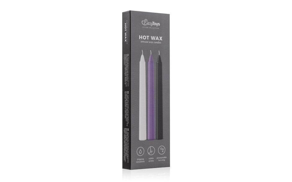 Sensual Hot Wax Candles 3 Pc