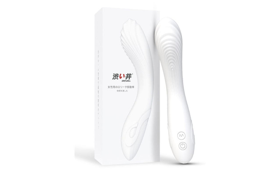Flexible Bending Silicone Vibrator White