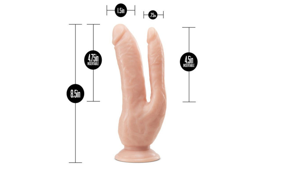 Dr Skin DP Cock 8in