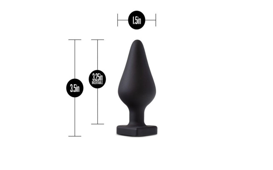 Temptasia Spank Me Butt Plug Black