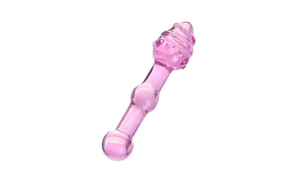 Sexus Glass Dildo Pink 17cm