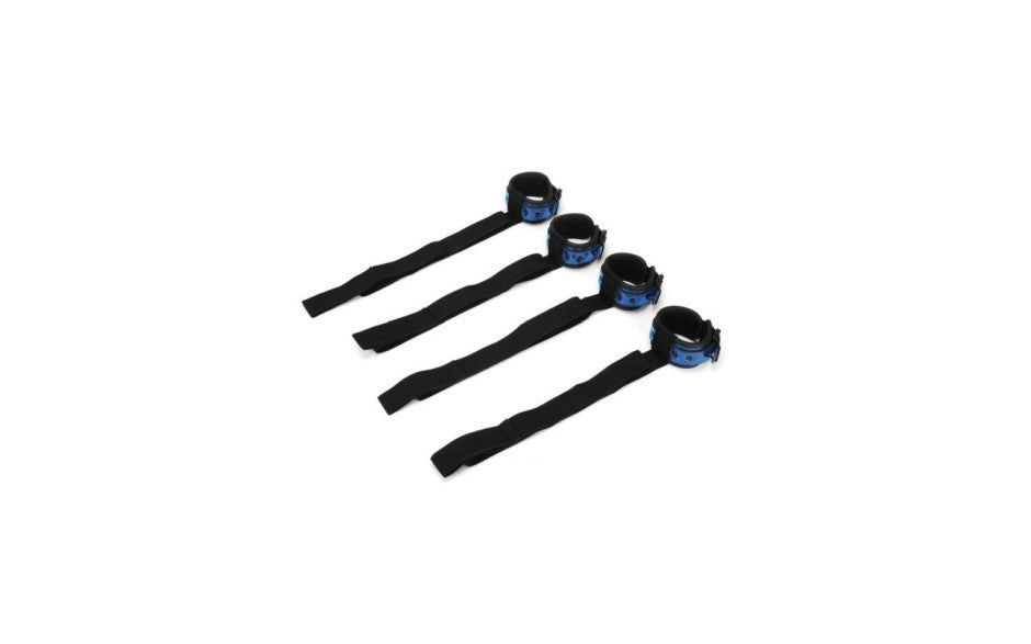 Whip Smart Diamond Bed Restraints Blue