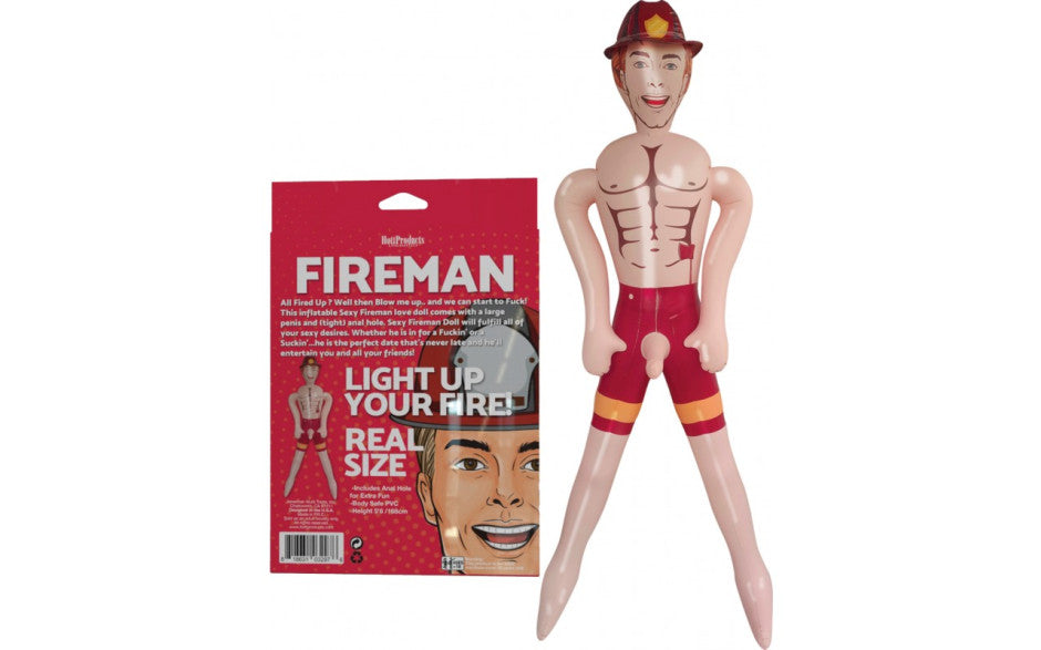 Fireman Inflatable Doll