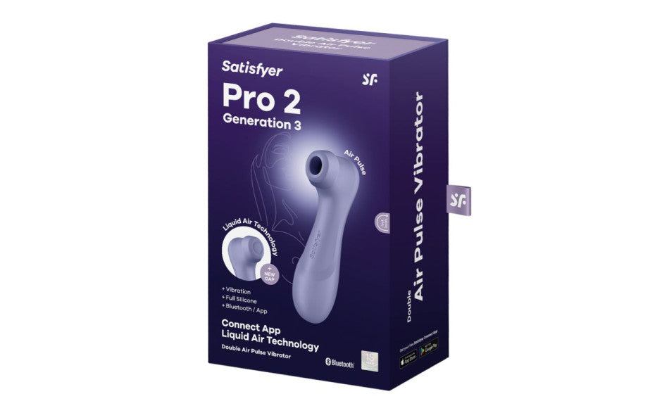 Satisfyer Pro 2 Gen 3 App Control Clitoral Stimulator Lilac