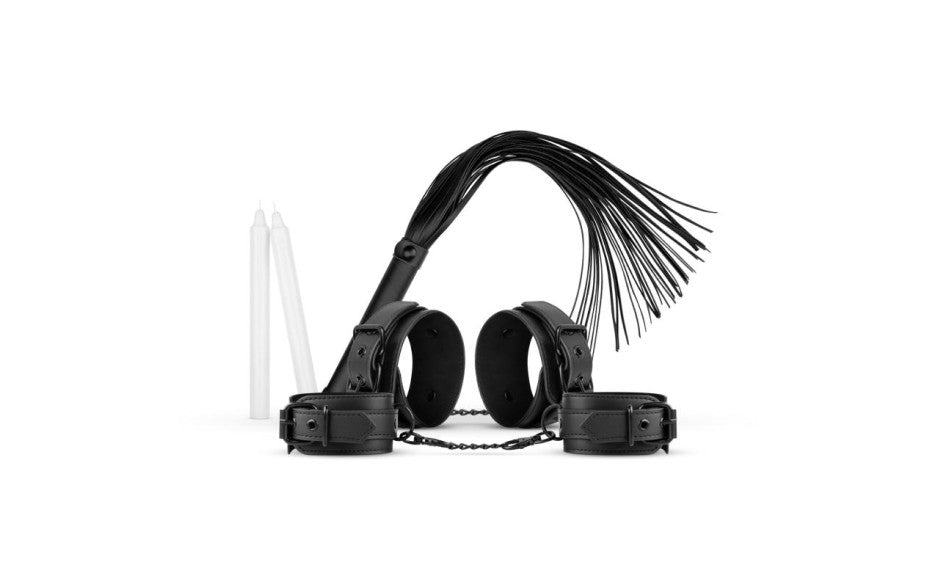 Kinky Bondage Set 5 Pc Black