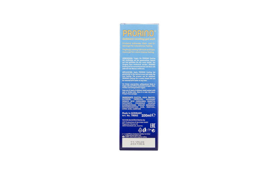 PRORINO Cooling Gel Soft 100ml