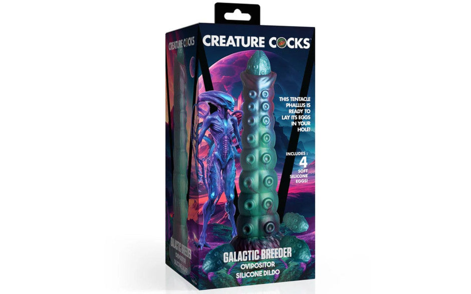 Galactic Breeder Ovipositor Silicone Dildo