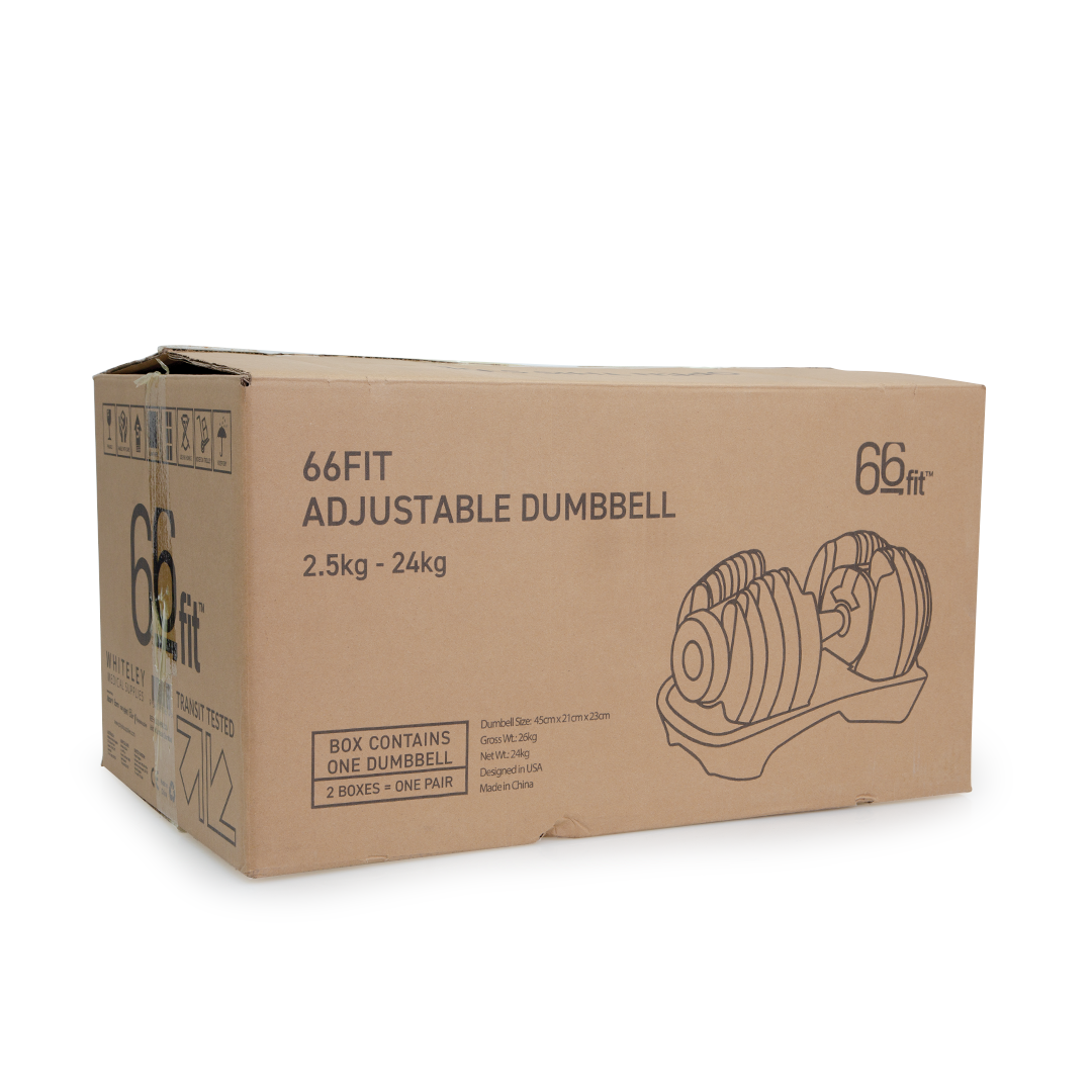 Adjustable Dumbbell Set with 2.5kg to 24kg Range