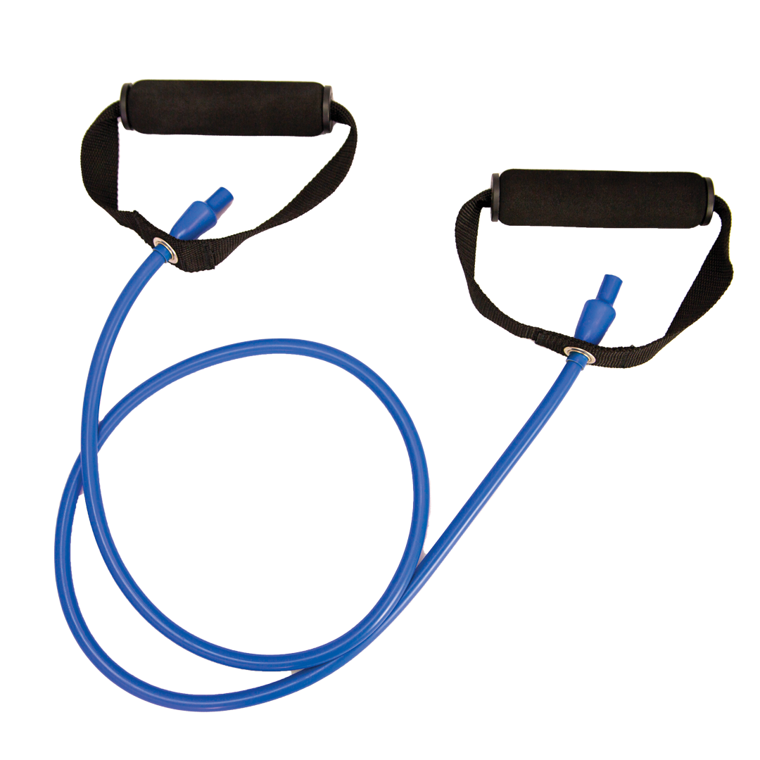 Resistance Tube with Handles – 130cm Exercise Band for Strength Training, Pilates
