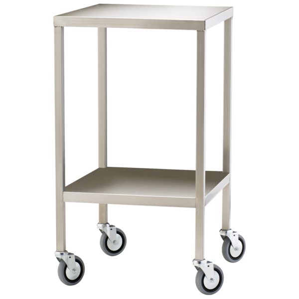 Small Stainless Steel Trolley 50 x 50 x 90.5cm