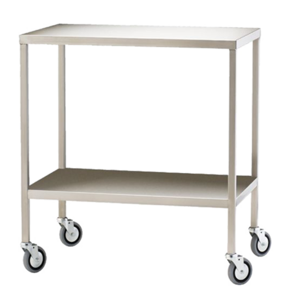 Medium Stainless Steel Trolley 80 x 50 x 90.5cm