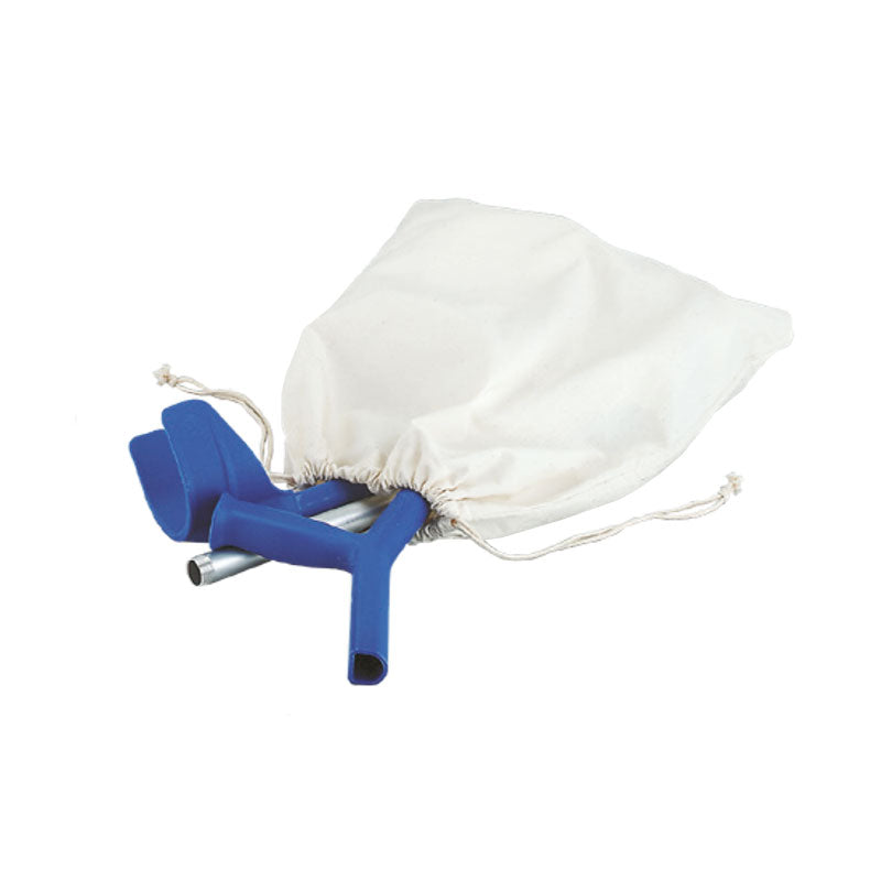 Travel Collapsible Elbow Crutches with Semi-Enclosed Cuff - Lightweight & Durable, 130kg Capacity, German Engineering