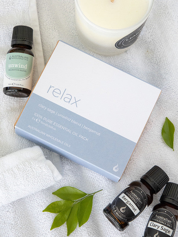 100% Pure Essential Oils for Relaxing