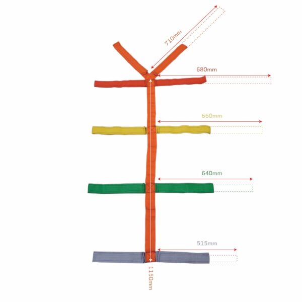 AERORESCUE T-Strap Restraint for Spine Board Immobilisation