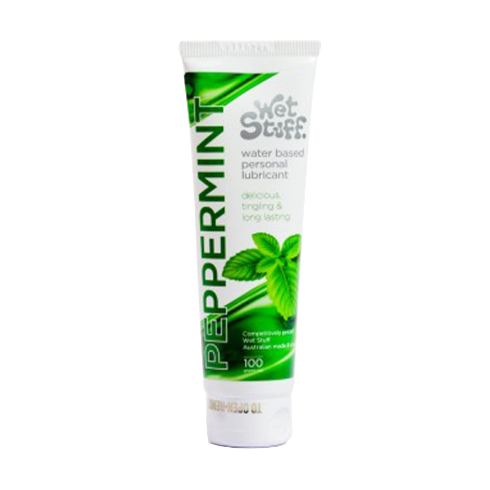 Wet Stuff Peppermint Water Based Lubricant Sex Toy Safe 100G
