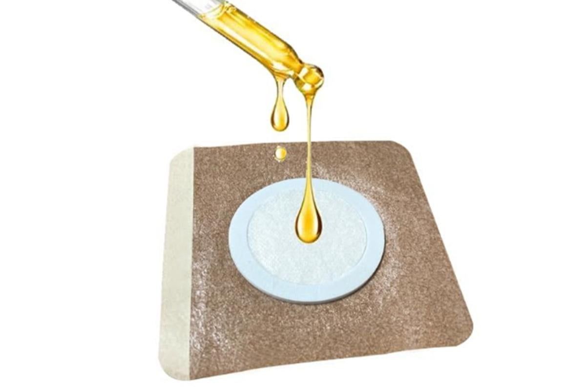 100PCS Disposable Self-Adhesive Castor Oil Patches - Waist Back & Neck Wrap