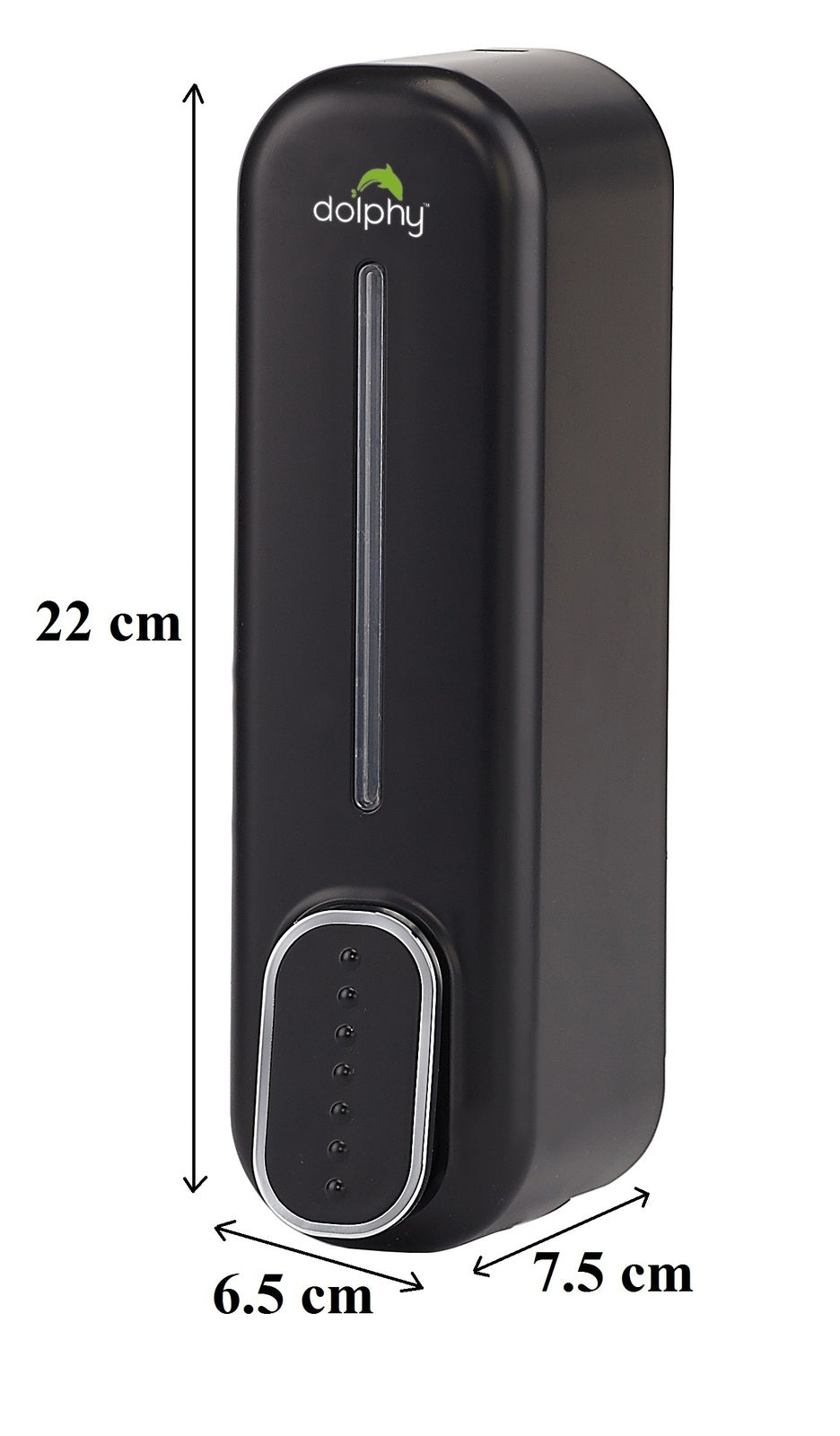 Manual Liquid Soap & Shampoo Dispenser 300ml - Black