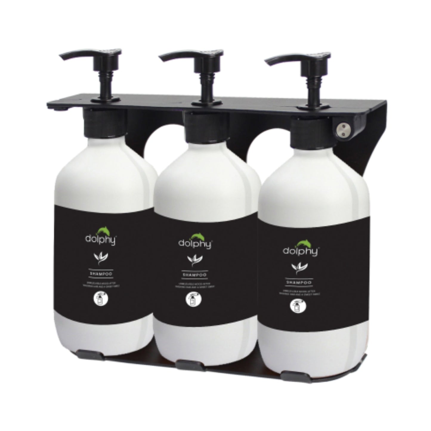 Manual Liquid Soap Dispenser 500ml Pack of 3 - White