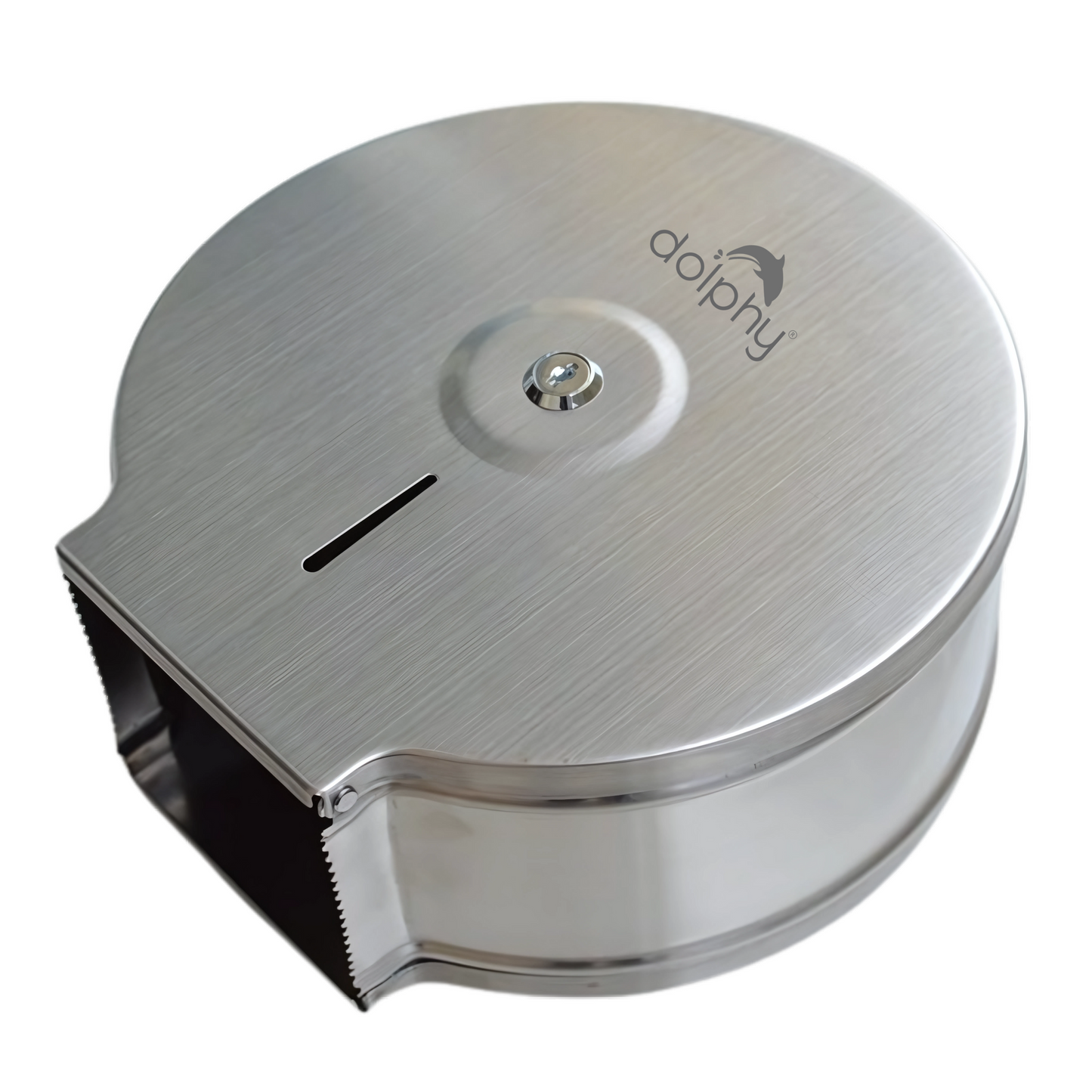 Stainless Steel Jumbo Toilet Roll Dispenser High Traffic Washroom