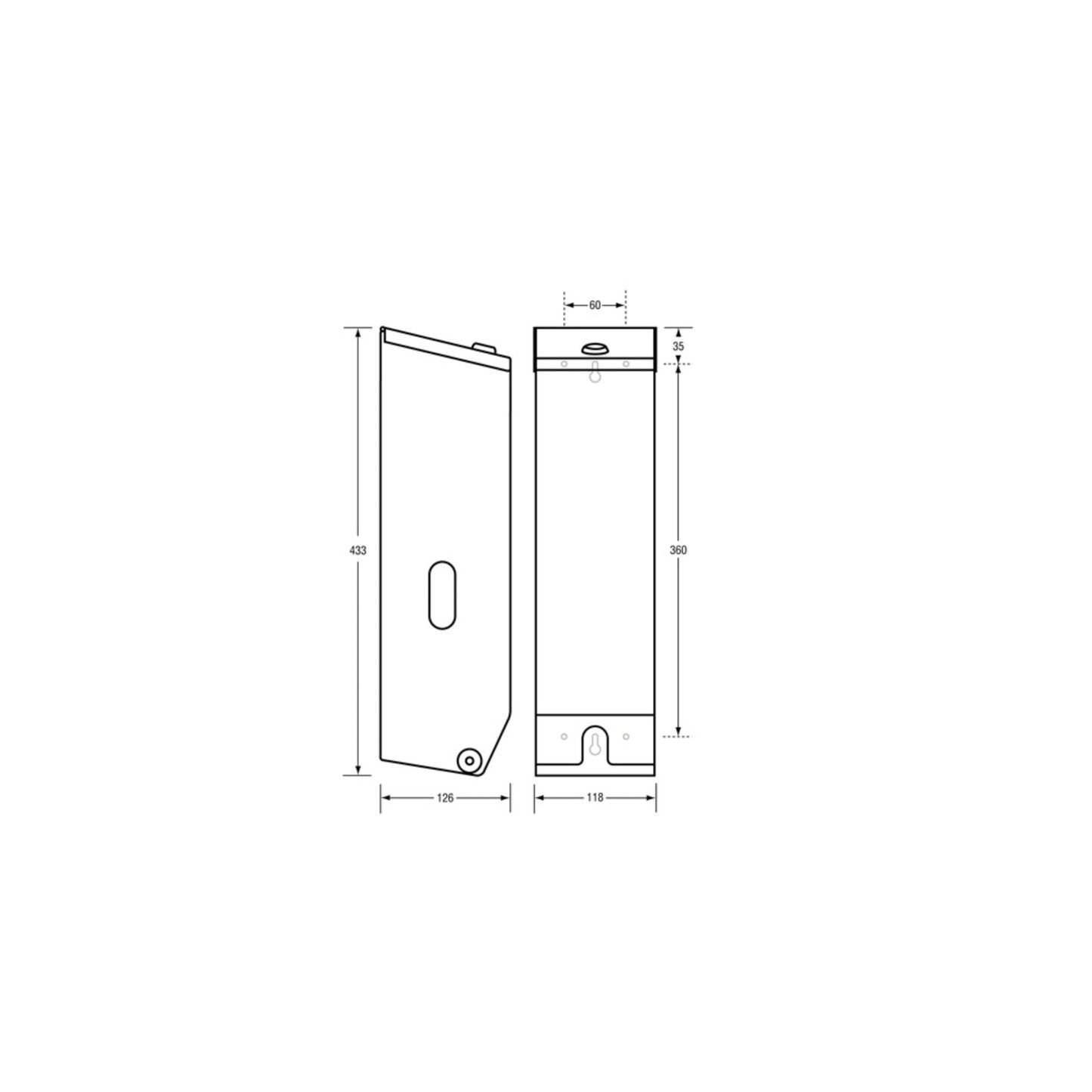 Triple Toilet Roll Dispenser Commercial Washroom - Silver
