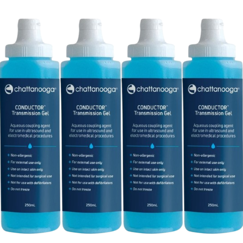 4 x Ultrasound Gel 250mL Conductive Gel Lubricating Tens Machine ECG EEG Transmission Squeeze Bottle