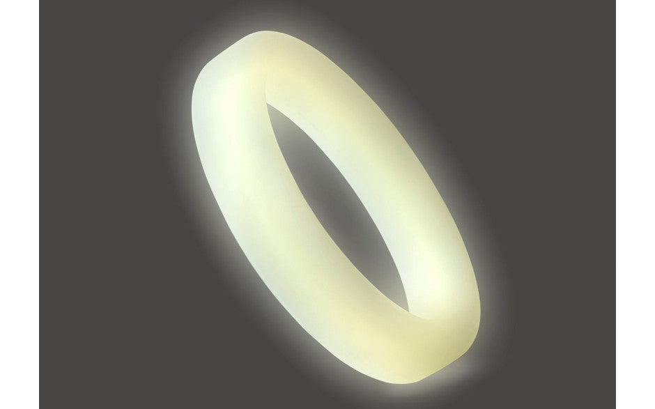 Classic Silicone Medium Stretch Penis Ring 36mm Glow In The Dark