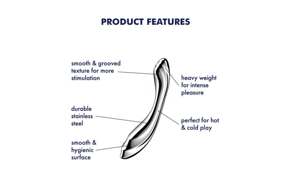 Satisfyer Pure Gravity 2 Metal Dildo