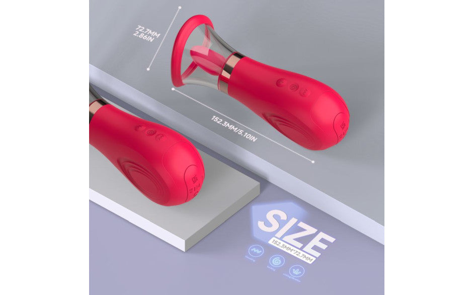 Sybil 3-in-1 Sucking Licking Tickling Stimulator