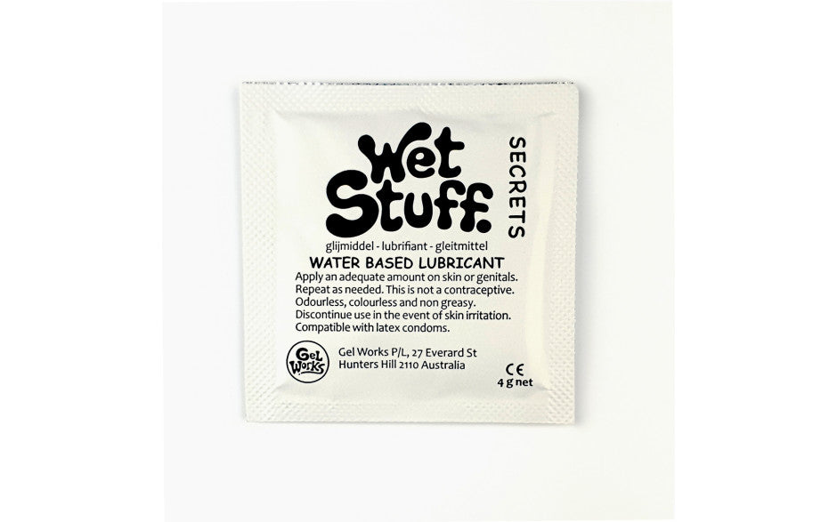 Wet Stuff Secrets Sachets 4g (100pk)