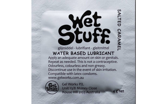 Wet Stuff Salted Caramel Sachets 4g (100pk)