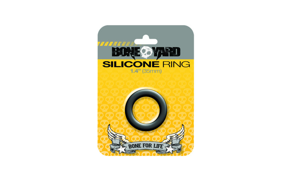 Boneyard Silicone Ring 35mm Black