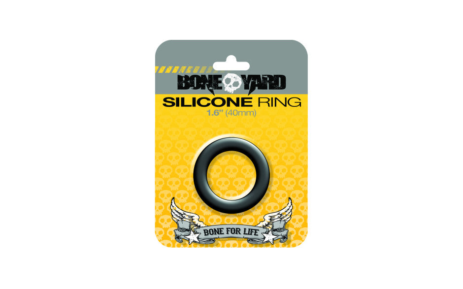 Boneyard Silicone Ring 40mm Black