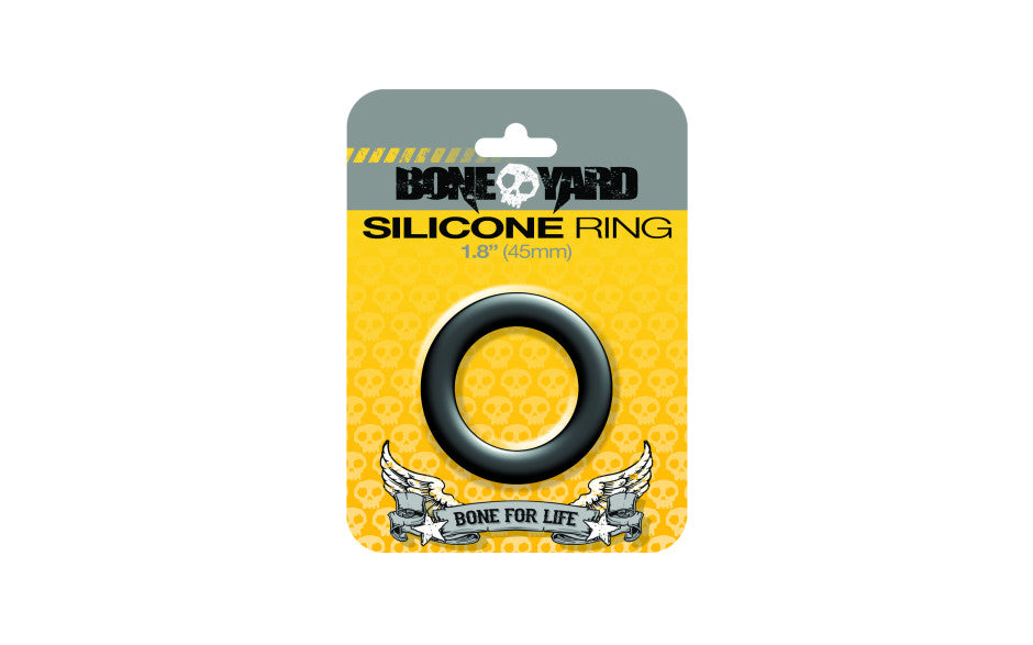 Boneyard Silicone Ring 45mm Black