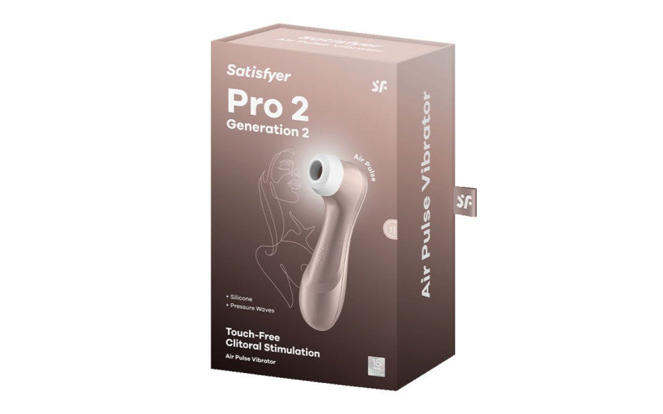 Satisfyer Pro 2 G2 Air Pulse Clitoral Stimulator Rose Gold
