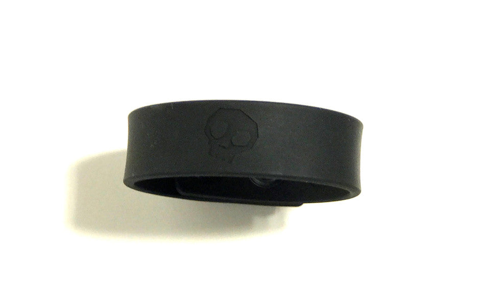 Boneyard Silicone Cock Strap - 3 Snap Ring - Black