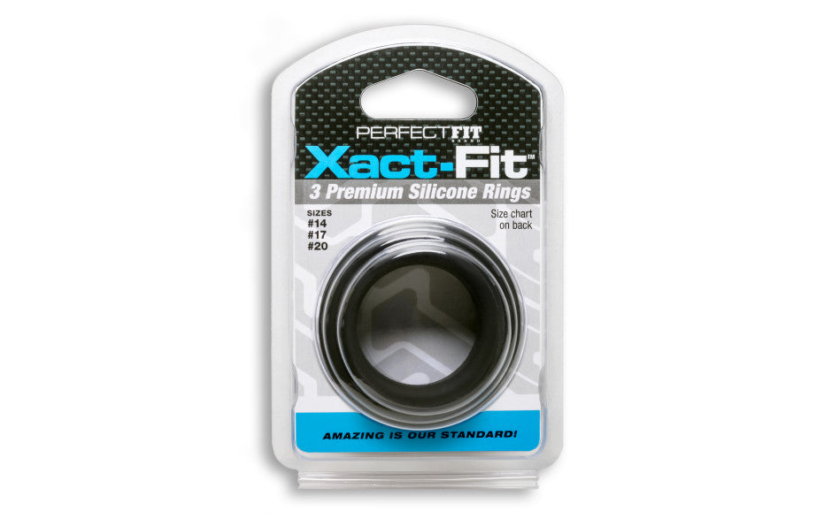 Xact-Fit Silicone Rings Mixed 3 Ring Kit
