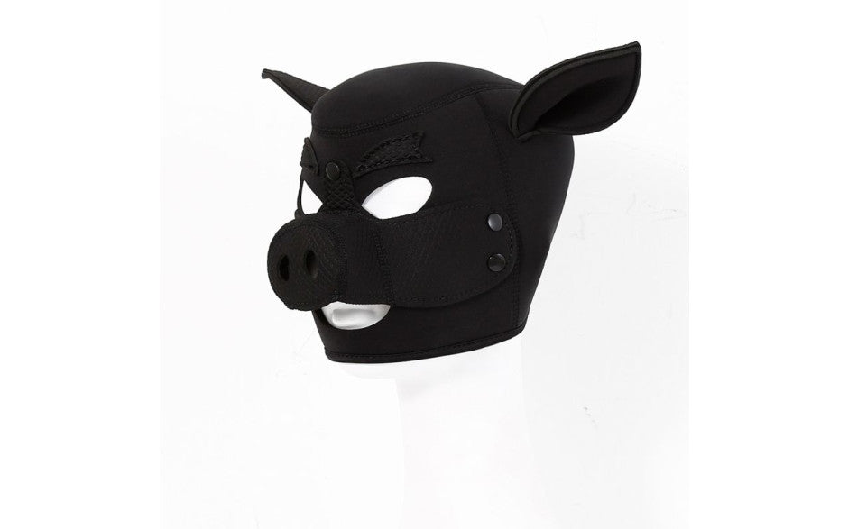 Neoprene Pig Mask Black