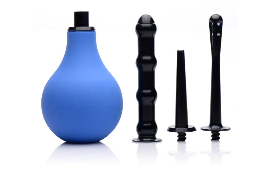 Premium One Way Valve Anal Douche Set