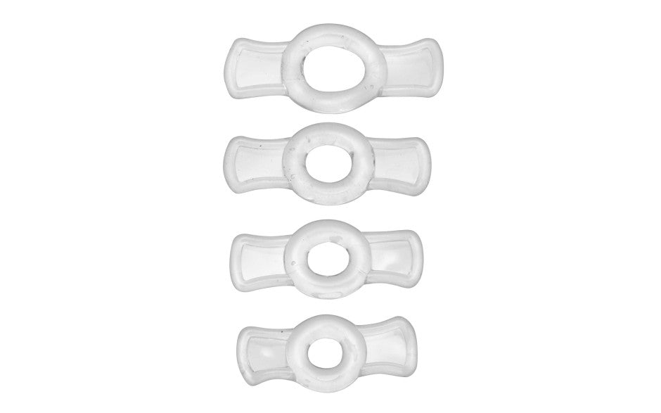 Endurance Clear 4 Ring Penis Set