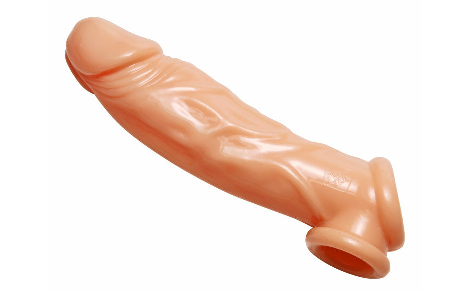 Realistic Flesh Penis Enhancer and Ball Stretcher