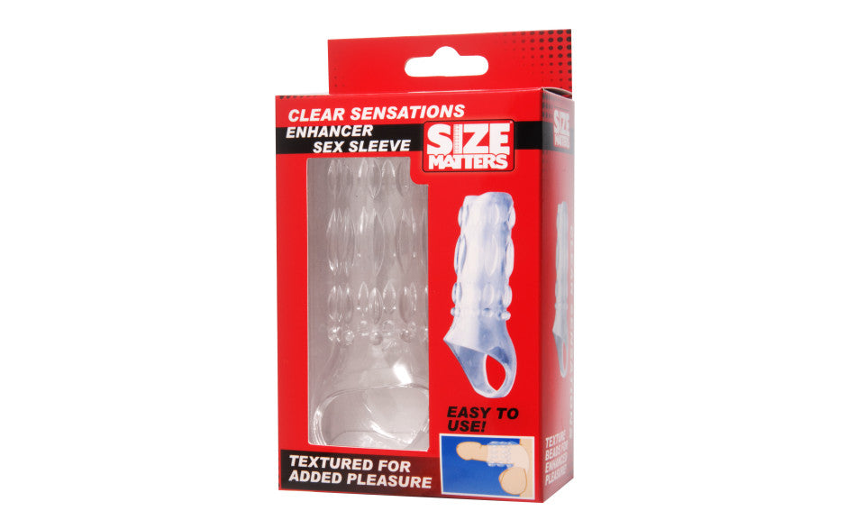 Clear Sensations Enhancer Sex Sleeve