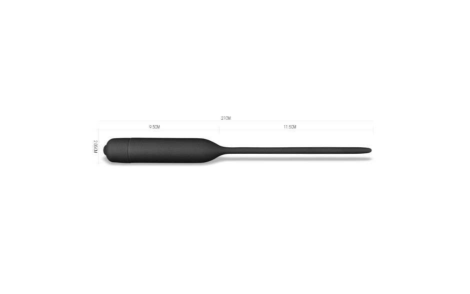 Silicone Vibrating Urethral Dilator