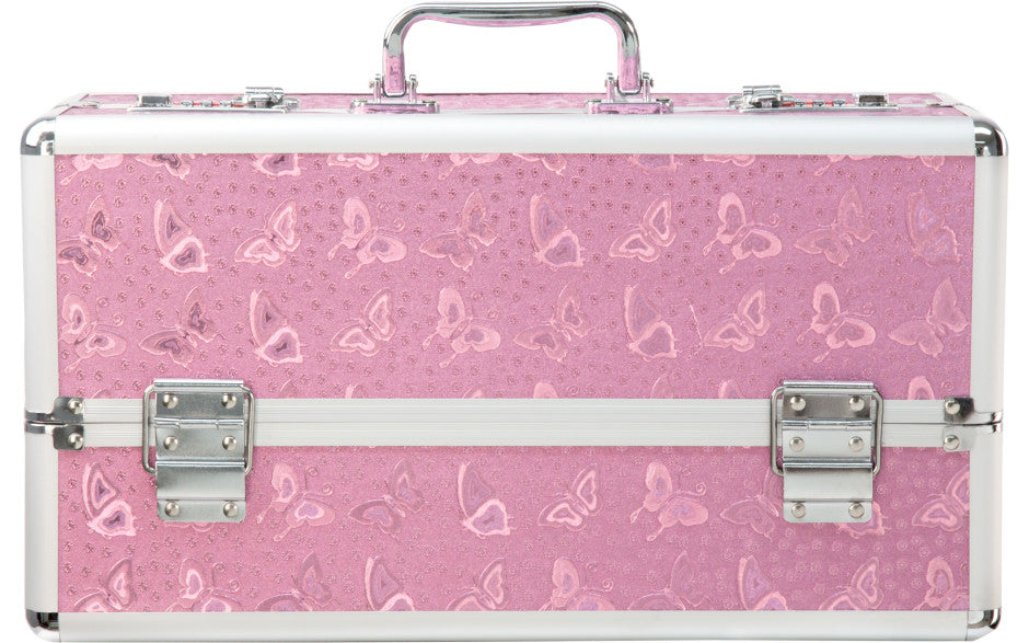 Lockable Large Vibrator Case Pink