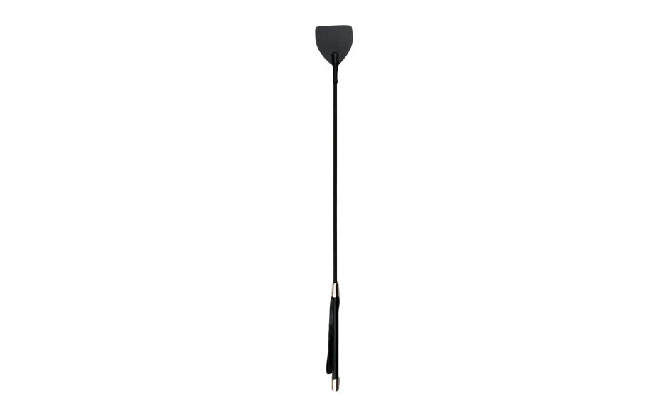 Wide Crop Whip Black