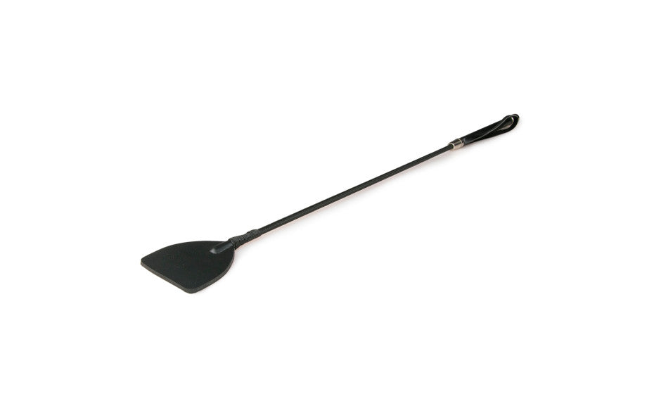 Wide Crop Whip Black