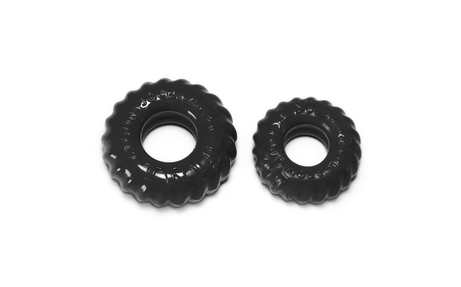 Truckt 2 Pc Cockring Set Black